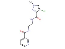 N-(2-{[(4-chloro-1-methyl-1H-pyrazol-3-yl)carbonyl]amino}ethyl)nicotinamide