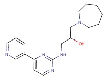 1-(1-azepanyl)-3-{[4-(3-pyridinyl)-2-pyrimidinyl]amino}-2-propanol