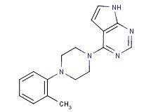 4-[4-(2-methylphenyl)piperazin-1-yl]-7H-pyrrolo[2,3-d]pyrimidine