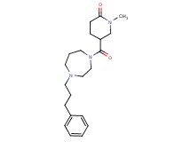 1-methyl-5-{[4-(3-phenylpropyl)-1,4-diazepan-1-yl]carbonyl}piperidin-2-one