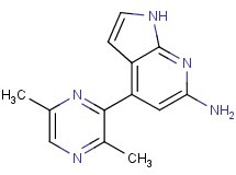 4-(3,6-dimethylpyrazin-2-yl)-1H-pyrrolo[2,3-b]pyridin-6-amine