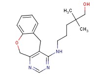 5-(5,11-dihydro[1]benzoxepino[3,4-d]pyrimidin-4-ylamino)-2,2-dimethylpentan-1-ol