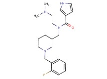 N-[2-(dimethylamino)ethyl]-N-{[1-(2-fluorobenzyl)piperidin-3-yl]methyl}-1H-pyrrole-3-carboxamide
