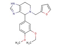 4-(3-ethoxy-4-methoxyphenyl)-5-(2-furylmethyl)-4,5,6,7-tetrahydro-1H-imidazo[4,5-c]pyridine