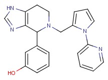 3-{5-[(1-pyridin-2-yl-1H-pyrrol-2-yl)methyl]-4,5,6,7-tetrahydro-1H-imidazo[4,5-c]pyridin-4-yl}phenol