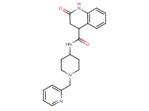 2-oxo-N-[1-(pyridin-2-ylmethyl)piperidin-4-yl]-1,2,3,4-tetrahydroquinoline-4-carboxamide