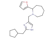 1-{[2-(cyclopentylmethyl)-1H-imidazol-4-yl]methyl}-2-(2-furyl)azepane