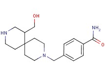 4-{[7-(hydroxymethyl)-3,9-diazaspiro[5.5]undec-3-yl]methyl}benzamide dihydrochloride