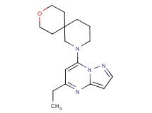 2-(5-ethylpyrazolo[1,5-a]pyrimidin-7-yl)-9-oxa-2-azaspiro[5.5]undecane