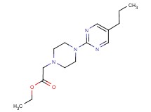 ethyl [4-(5-propylpyrimidin-2-yl)piperazin-1-yl]acetate