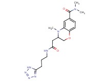 N,N,4-trimethyl-3-(2-oxo-2-{[3-(1H-tetrazol-5-yl)propyl]amino}ethyl)-3,4-dihydro-2H-1,4-benzoxazine-6-carboxamide