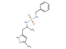 N-benzyl-N'-[1-methyl-2-(3-methyl-1H-pyrazol-5-yl)ethyl]sulfamide