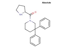 3,3-diphenyl-1-D-prolylpiperidine hydrochloride