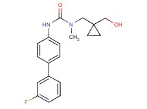 N'-(3'-fluorobiphenyl-4-yl)-N-{[1-(hydroxymethyl)cyclopropyl]methyl}-N-methylurea