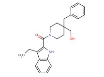 {4-benzyl-1-[(3-ethyl-1H-indol-2-yl)carbonyl]piperidin-4-yl}methanol