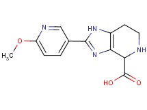 2-(6-methoxy-3-pyridinyl)-4,5,6,7-tetrahydro-1H-imidazo[4,5-c]pyridine-4-carboxylic acid hydrochloride
