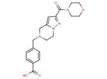 4-{[2-(morpholin-4-ylcarbonyl)-6,7-dihydropyrazolo[1,5-a]pyrazin-5(4H)-yl]methyl}benzoic acid
