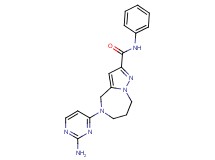 5-(2-aminopyrimidin-4-yl)-N-phenyl-5,6,7,8-tetrahydro-4H-pyrazolo[1,5-a][1,4]diazepine-2-carboxamide