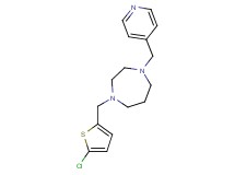 1-[(5-chloro-2-thienyl)methyl]-4-(4-pyridinylmethyl)-1,4-diazepane