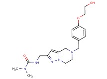 N'-({5-[4-(2-hydroxyethoxy)benzyl]-4,5,6,7-tetrahydropyrazolo[1,5-a]pyrazin-2-yl}methyl)-N,N-dimethylurea