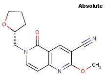 2-methoxy-5-oxo-6-[(2R)-tetrahydrofuran-2-ylmethyl]-5,6-dihydro-1,6-naphthyridine-3-carbonitrile