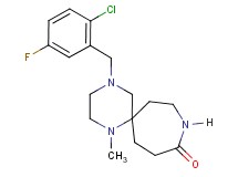 4-(2-chloro-5-fluorobenzyl)-1-methyl-1,4,9-triazaspiro[5.6]dodecan-10-one