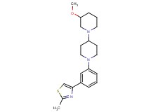 3-methoxy-1'-[3-(2-methyl-1,3-thiazol-4-yl)phenyl]-1,4'-bipiperidine