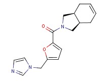 (3aR*,7aS*)-2-[5-(1H-imidazol-1-ylmethyl)-2-furoyl]-2,3,3a,4,7,7a-hexahydro-1H-isoindole