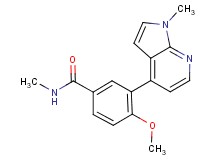 4-methoxy-N-methyl-3-(1-methyl-1H-pyrrolo[2,3-b]pyridin-4-yl)benzamide