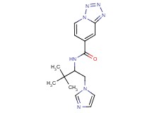 N-[1-(1H-imidazol-1-ylmethyl)-2,2-dimethylpropyl]tetrazolo[1,5-a]pyridine-7-carboxamide