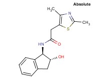 2-(2,4-dimethyl-1,3-thiazol-5-yl)-N-[(1R,2R)-2-hydroxy-2,3-dihydro-1H-inden-1-yl]acetamide