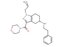 1-allyl-3-(4-morpholinylcarbonyl)-N-(2-phenylethyl)-4,5,6,7-tetrahydro-1H-indazol-5-amine
