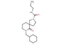 7-(cyclohexylmethyl)-6-oxo-N-propyl-2,7-diazaspiro[4.5]decane-2-carboxamide