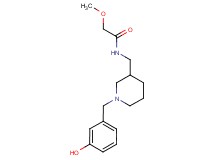N-{[1-(3-hydroxybenzyl)piperidin-3-yl]methyl}-2-methoxyacetamide