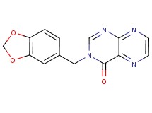 3-(1,3-benzodioxol-5-ylmethyl)pteridin-4(3H)-one