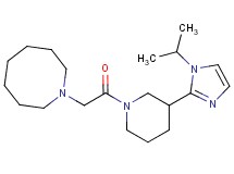 1-{2-[3-(1-isopropyl-1H-imidazol-2-yl)-1-piperidinyl]-2-oxoethyl}azocane