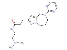 N-[2-(dimethylamino)ethyl]-3-[5-(2-pyrimidinyl)-5,6,7,8-tetrahydro-4H-pyrazolo[1,5-a][1,4]diazepin-2-yl]propanamide