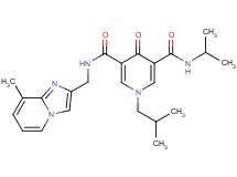 1-isobutyl-N-isopropyl-N'-[(8-methylimidazo[1,2-a]pyridin-2-yl)methyl]-4-oxo-1,4-dihydro-3,5-pyridinedicarboxamide