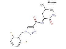 N~2~-{[1-(2,6-difluorobenzyl)-1H-1,2,3-triazol-4-yl]carbonyl}-L-leucinamide