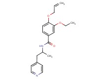 4-(allyloxy)-3-ethoxy-N-(1-methyl-2-pyridin-4-ylethyl)benzamide