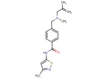 N-(3-methylisothiazol-5-yl)-4-{[methyl(2-methylprop-2-en-1-yl)amino]methyl}benzamide