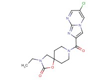 8-[(6-chloroimidazo[1,2-a]pyrimidin-2-yl)carbonyl]-3-ethyl-1-oxa-3,8-diazaspiro[4.5]decan-2-one