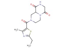8-[(2-ethyl-4-methyl-1,3-thiazol-5-yl)carbonyl]tetrahydro-2H-pyrazino[1,2-a]pyrazine-1,4(3H,6H)-dione