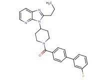 3-{1-[(3'-fluoro-4-biphenylyl)carbonyl]-4-piperidinyl}-2-propyl-3H-imidazo[4,5-b]pyridine