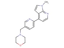 1-methyl-4-[5-(morpholin-4-ylmethyl)pyridin-2-yl]-1H-pyrrolo[2,3-b]pyridine