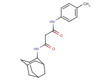 N-2-adamantyl-N'-(4-methylphenyl)malonamide