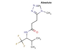 3-(4-methyl-4H-1,2,4-triazol-3-yl)-N-[(1R)-2-methyl-1-(trifluoromethyl)propyl]propanamide