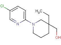 [1-(5-chloro-2-pyridinyl)-3-ethyl-3-piperidinyl]methanol