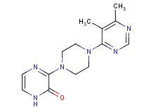 3-[4-(5,6-dimethylpyrimidin-4-yl)piperazin-1-yl]pyrazin-2(1H)-one