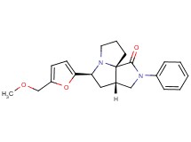 (3aS*,5S*,9aS*)-5-[5-(methoxymethyl)-2-furyl]-2-phenylhexahydro-7H-pyrrolo[3,4-g]pyrrolizin-1(2H)-one